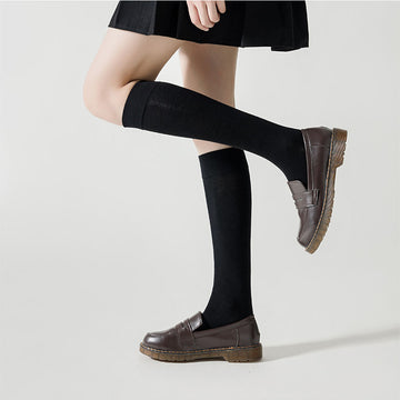 Bas de compression pour hommes et femmes, chaussettes de sport et de fitness, chaussettes de compression hautes et amincissantes